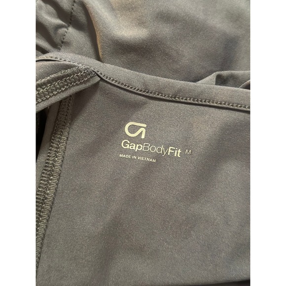 GapBodyFit Womens Blouse Cinched Waist Keyhole Back Cowl Neck Gray Size Medium - Picture 4 of 4